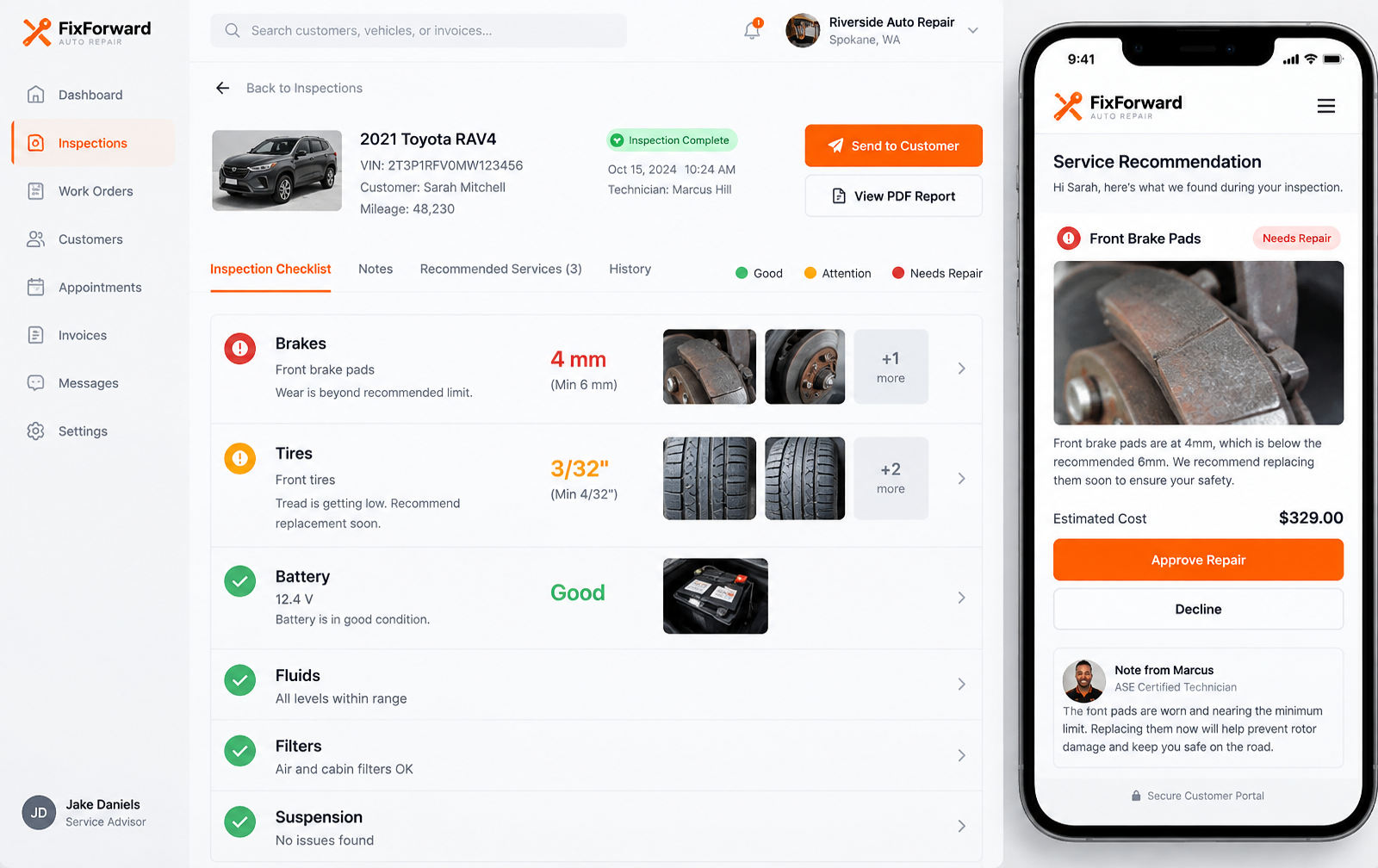 Auto Repair Shop Management Software screenshot 2