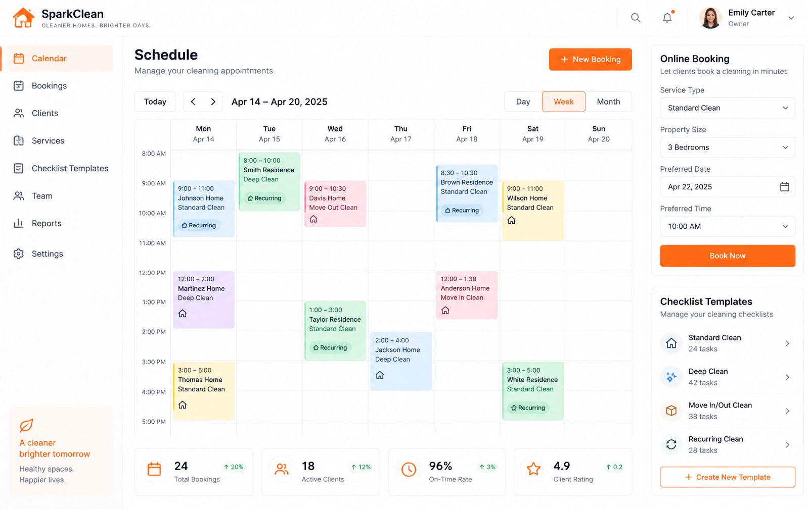 Cleaning Service Management Software screenshot 2