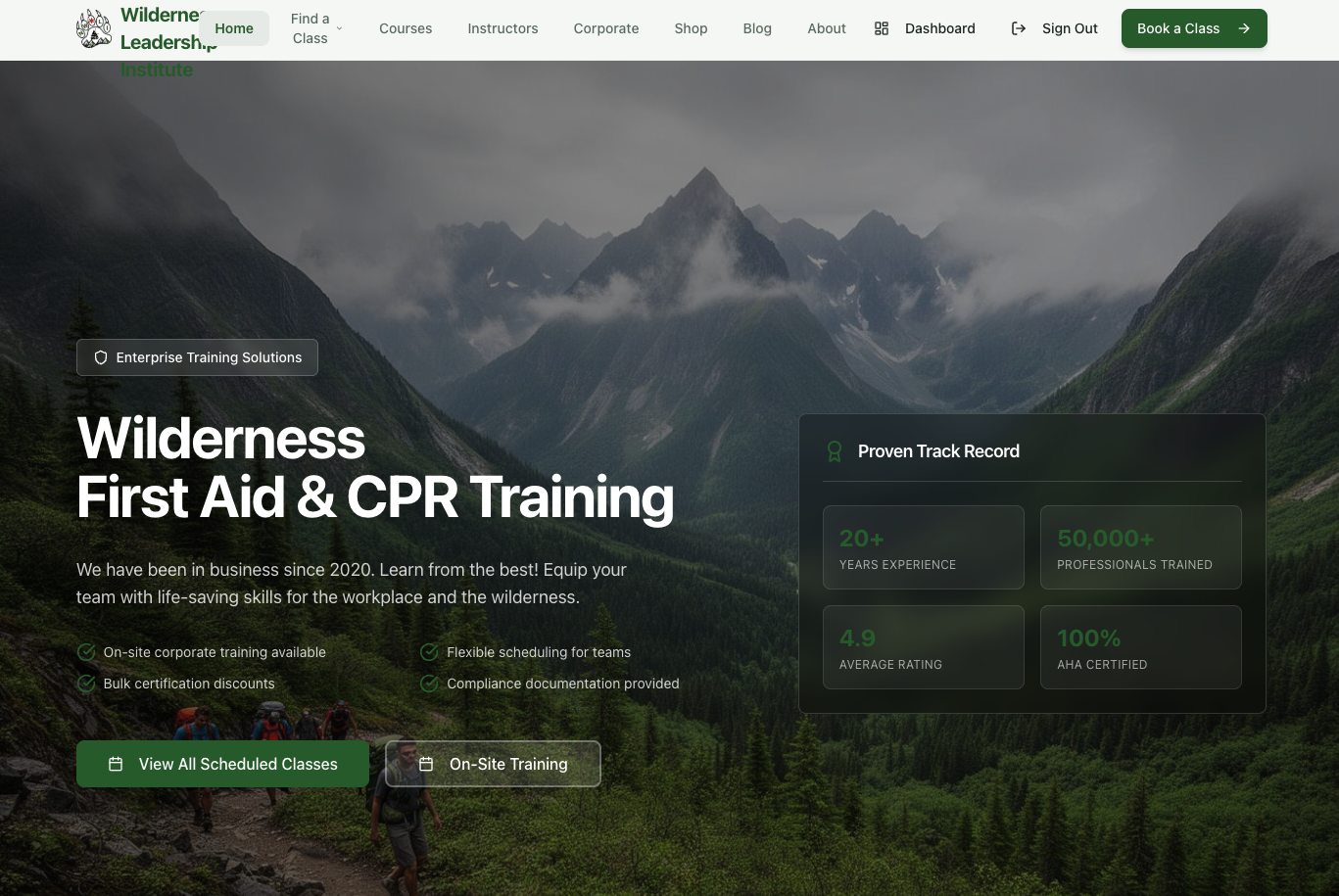 CPR Class Management Software
