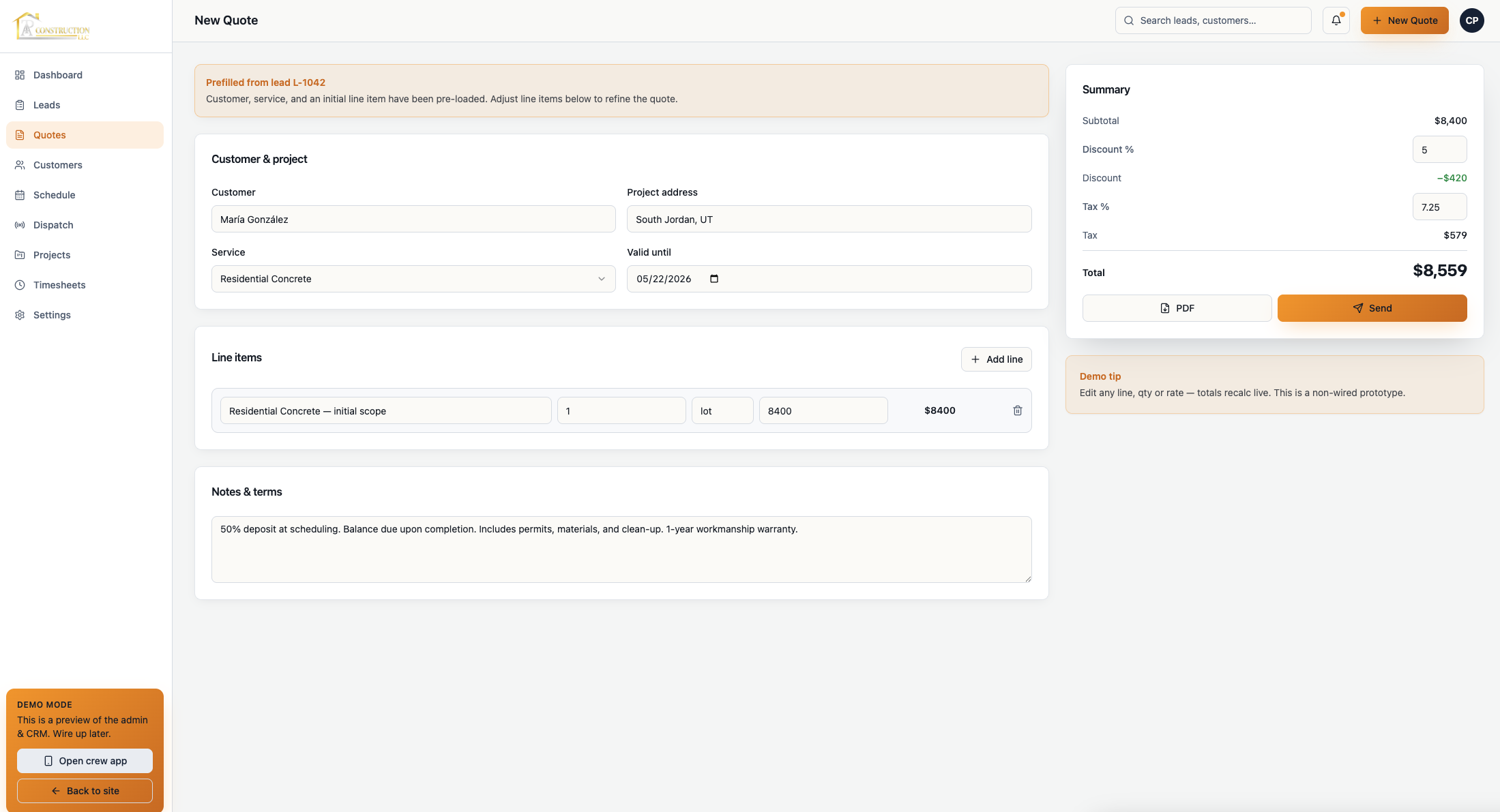 Construction Management Software screenshot 6